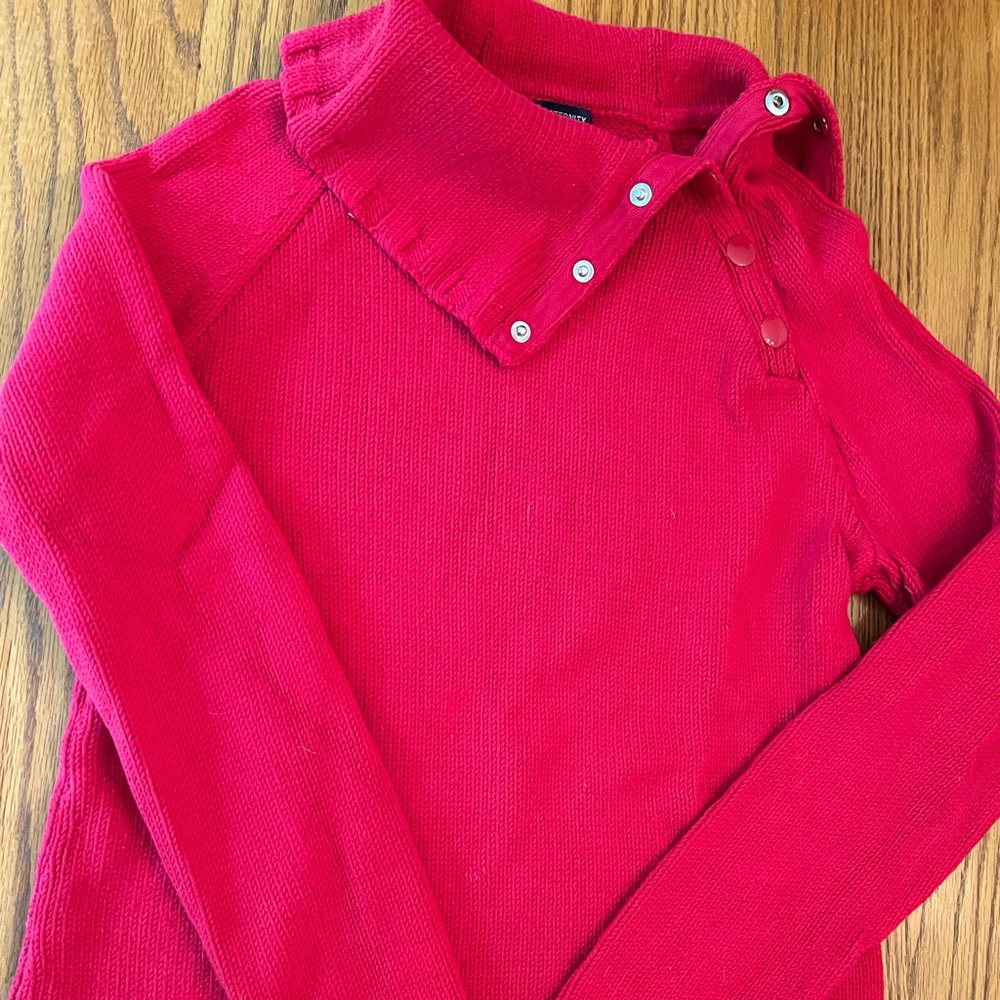 Gap Maternity Red Knit Sweater